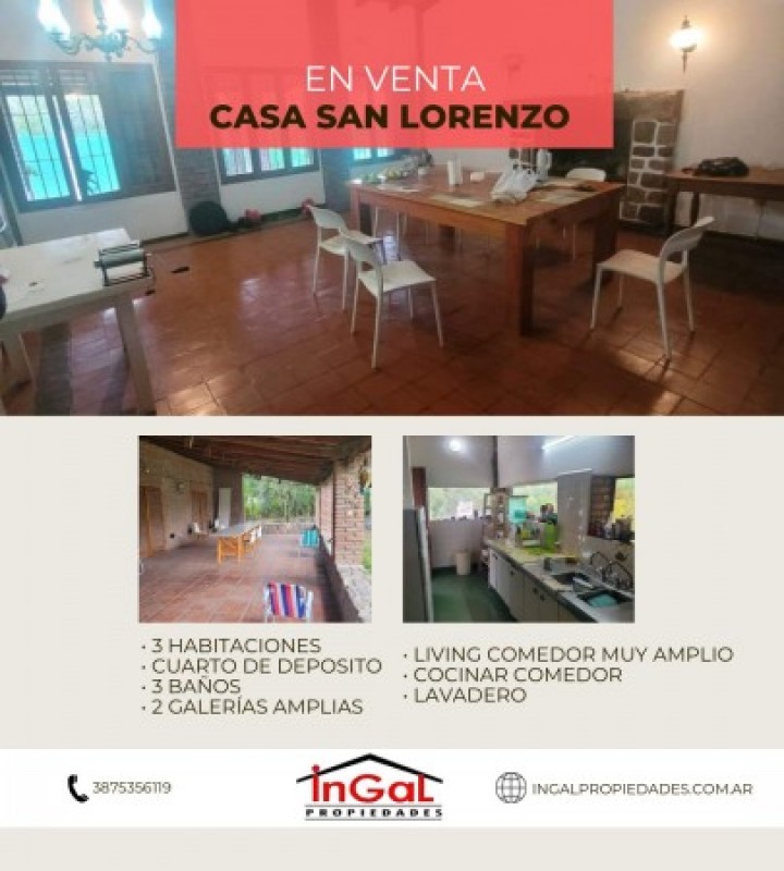 Casa En Venta - San Lorenzo